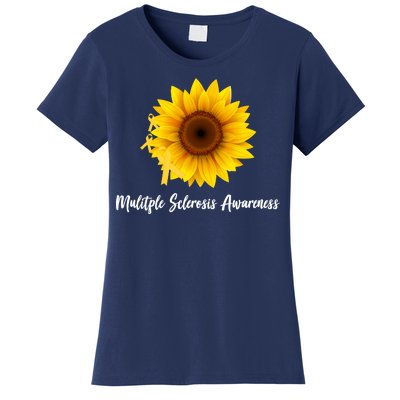 Multiple Sclerosis Awareness Sunflower Women's T-Shirt