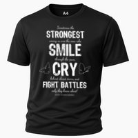 Multiple Sclerosis MS Awareness Fight Battles Quote  Cooling Performance Crew T-Shirt