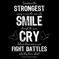 Multiple Sclerosis MS Awareness Fight Battles Quote  Drawstring Bag