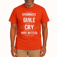 Multiple Sclerosis MS Awareness Fight Battles Quote  Tall T-Shirt