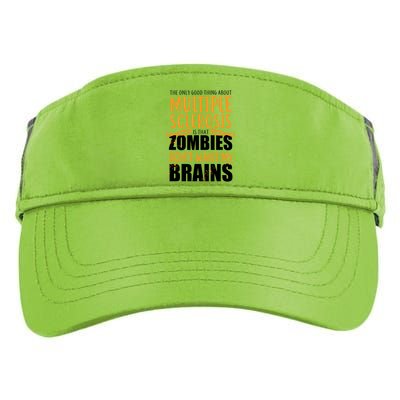 Multiple Sclerosis Zombie Don't Want My Brains Adult Drive Performance Visor