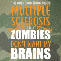 Multiple Sclerosis Zombie Don't Want My Brains Legacy Tie Dye Trucker Hat