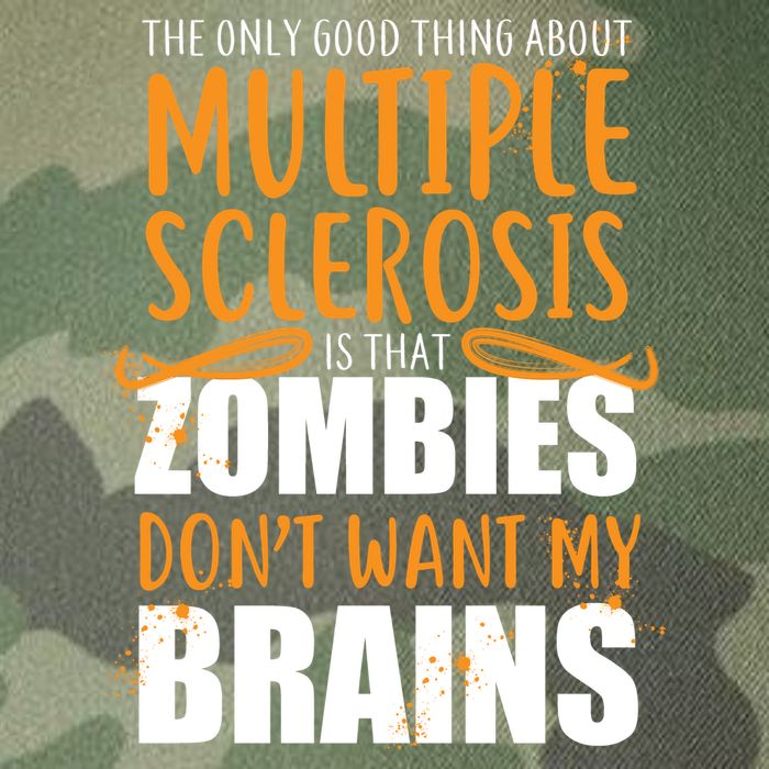 Multiple Sclerosis Zombie Don't Want My Brains Legacy Tie Dye Trucker Hat