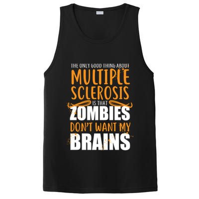 Multiple Sclerosis Zombie Don't Want My Brains PosiCharge Competitor Tank