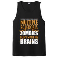 Multiple Sclerosis Zombie Don't Want My Brains PosiCharge Competitor Tank