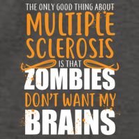 Multiple Sclerosis Zombie Don't Want My Brains Vector Backpack