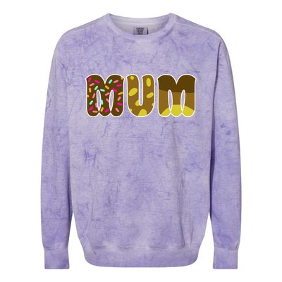 Mum Cute Cartoon Colorblast Crewneck Sweatshirt