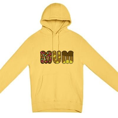 Mum Cute Cartoon Premium Pullover Hoodie