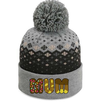 Mum Cute Cartoon The Baniff Cuffed Pom Beanie