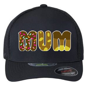 Mum Cute Cartoon Flexfit Unipanel Trucker Cap