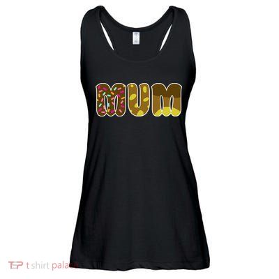 Mum Cute Cartoon Ladies Essential Flowy Tank