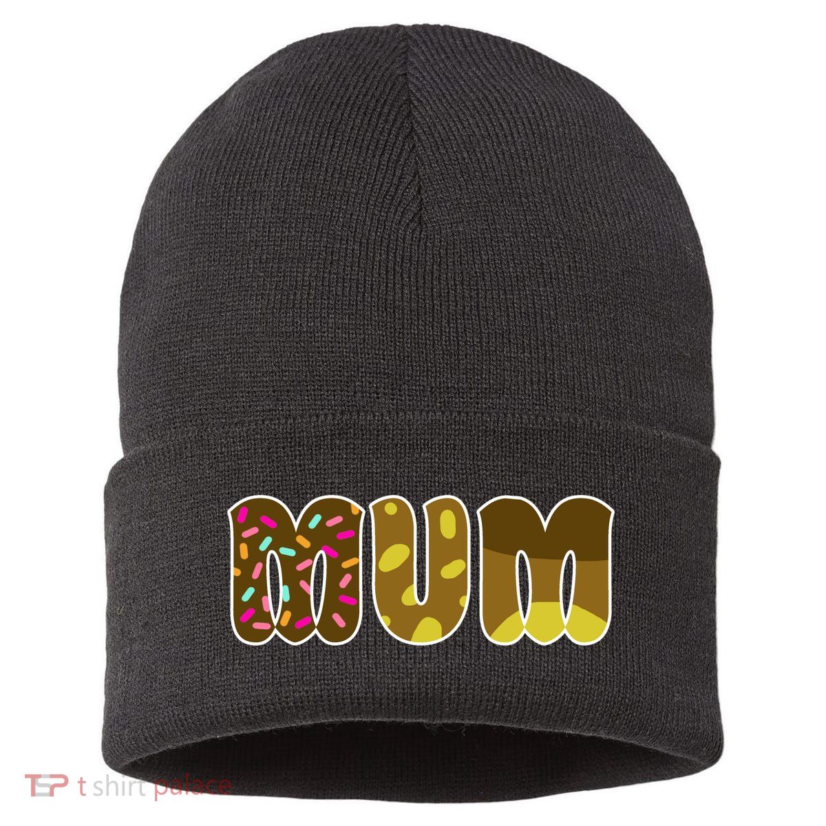Mum Cute Cartoon Sustainable Knit Beanie