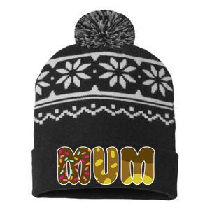 Mum Cute Cartoon USA-Made Snowflake Beanie