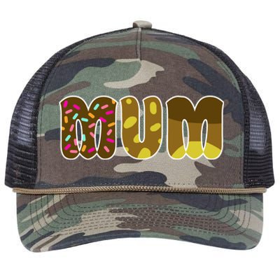 Mum Cute Cartoon Retro Rope Trucker Hat Cap