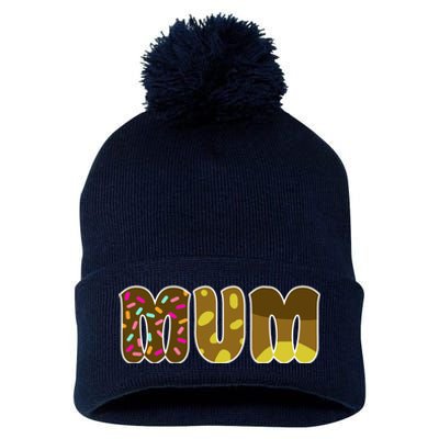 Mum Cute Cartoon Pom Pom 12in Knit Beanie