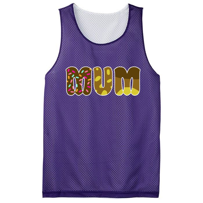 Mum Cute Cartoon Mesh Reversible Basketball Jersey Tank