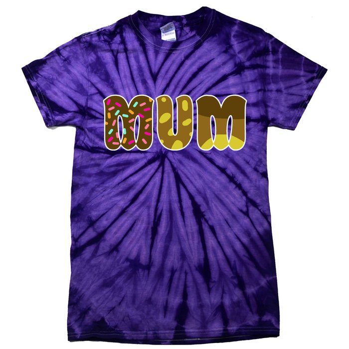 Mum Cute Cartoon Tie-Dye T-Shirt