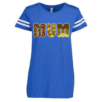 Mum Cute Cartoon Enza Ladies Jersey Football T-Shirt