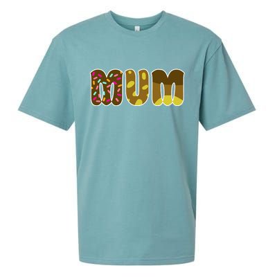 Mum Cute Cartoon Sueded Cloud Jersey T-Shirt