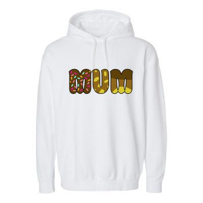 Mum Cute Cartoon Garment-Dyed Fleece Hoodie