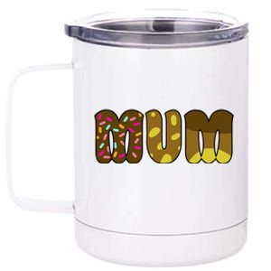 Mum Cute Cartoon 12 oz Stainless Steel Tumbler Cup