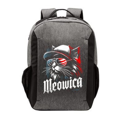 Meowica Usa Merica Cat 4th Of July Funny Patriotic Vector Backpack