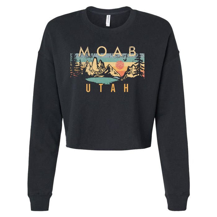 Moab Utah Cropped Pullover Crew
