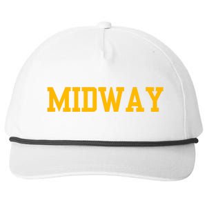 Midway University Snapback Five-Panel Rope Hat