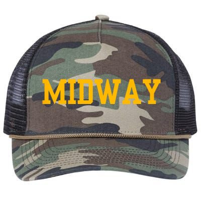 Midway University Retro Rope Trucker Hat Cap