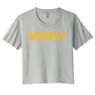 Midway University Women's Crop Top Tee