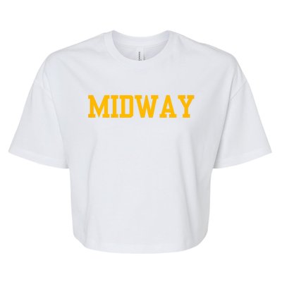 Midway University Bella+Canvas Jersey Crop Tee