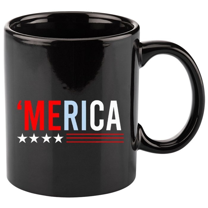 Merica Usa 11oz C Handle Ceramic Mug