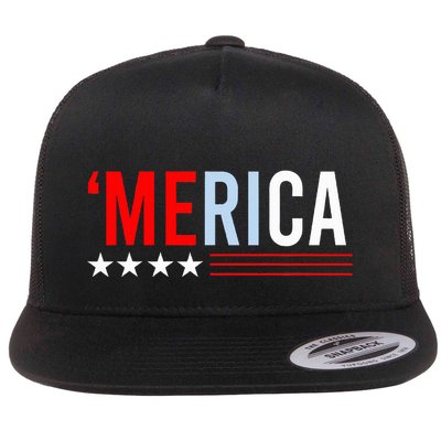 Merica Usa Flatbill Hat