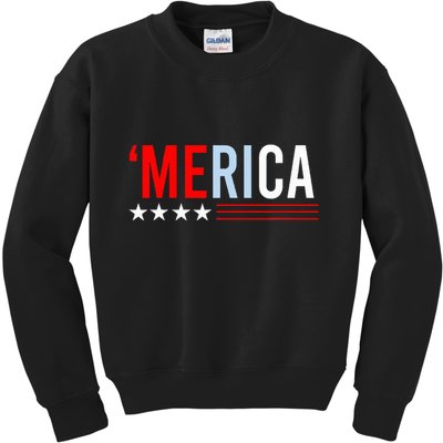 Merica Usa Kids Sweatshirt