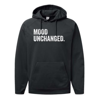 Mood Unchanged. Performance Fleece Hoodie