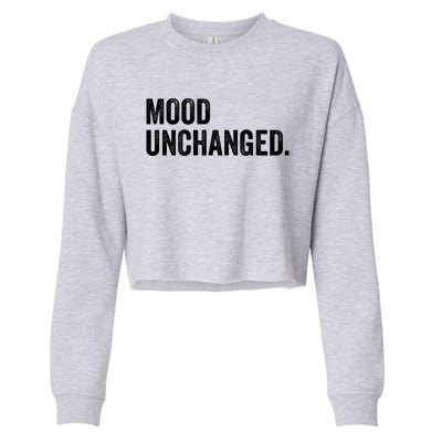 Mood Unchanged. Cropped Pullover Crew