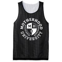 Motherhood University Mother Humor Motherhood Funny Mom Mesh Reversible Basketball Jersey Tank