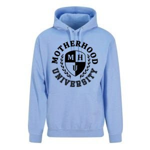 Motherhood University Mother Humor Motherhood Funny Mom Unisex Surf Hoodie