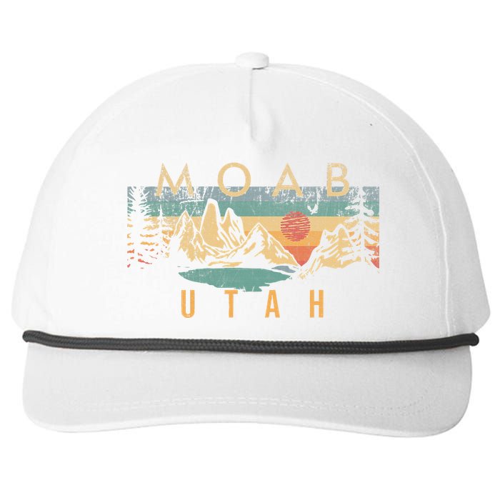 Moab Utah Snapback Five-Panel Rope Hat