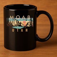 Moab Utah 11oz C Handle Ceramic Mug