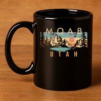 Moab Utah 11oz C Handle Ceramic Mug