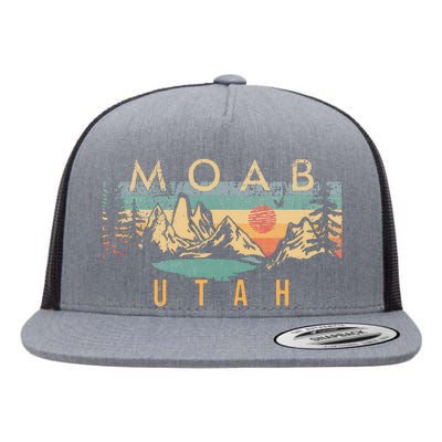 Moab Utah Flat Bill Trucker Hat