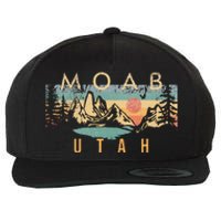 Moab Utah Wool Snapback Cap