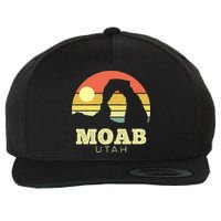 Moab Utah Wool Snapback Cap