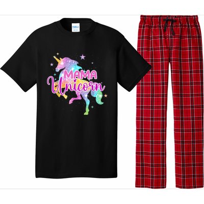 Mama Unicorn Mythical Animal Fantasy Creature Magical Pajama Set