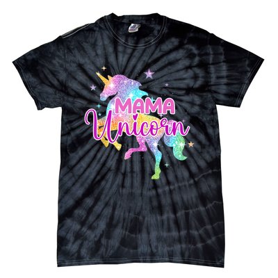 Mama Unicorn Mythical Animal Fantasy Creature Magical Tie-Dye T-Shirt