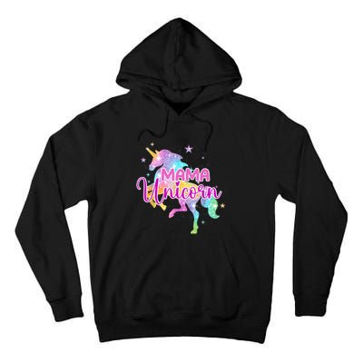 Mama Unicorn Mythical Animal Fantasy Creature Magical Tall Hoodie