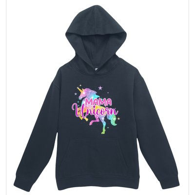 Mama Unicorn Mythical Animal Fantasy Creature Magical Urban Pullover Hoodie