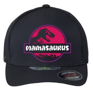 Mamasaurus Unique Mother Dinosaur Trex Dino Mom Gift Cute Gift Flexfit Unipanel Trucker Cap