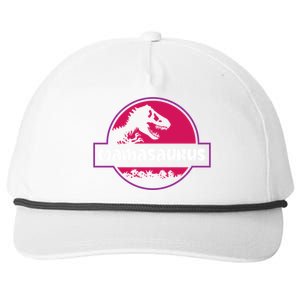 Mamasaurus Unique Mother Dinosaur Trex Dino Mom Gift Cute Gift Snapback Five-Panel Rope Hat